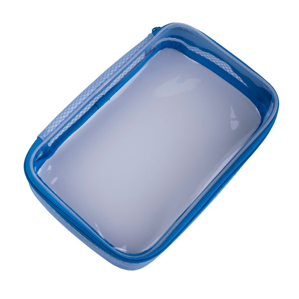 1-Piece Transparent (TPU) Storage Case - Blue
