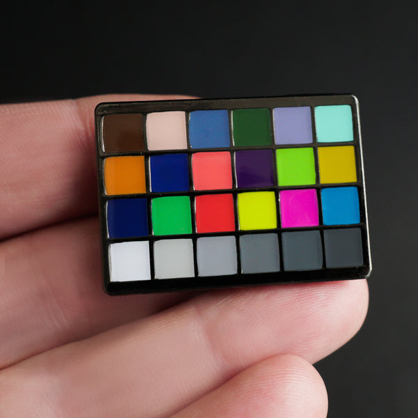 Color Chart Enamel Pin