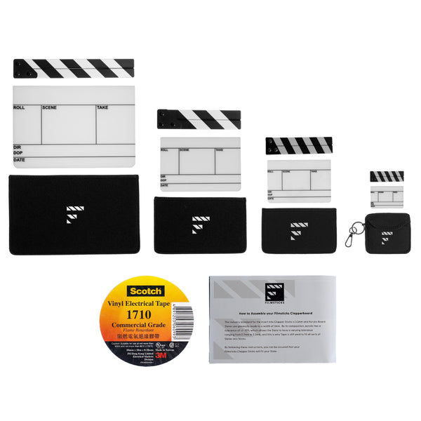 Filmsticks Clapperboards (USA) - Premium Quality Clapperboard Kits