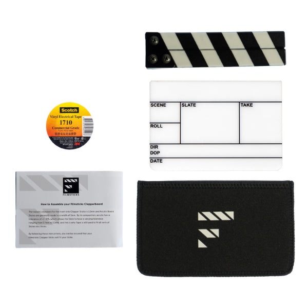 Filmsticks Clapperboards (UK/EU) - Premium Quality Clapperboard Kits