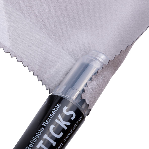 Filmsticks Microfibre Polyester and Polyamide Cloth Strips with Adhesive Tape for Marker Pen - Pack of 5