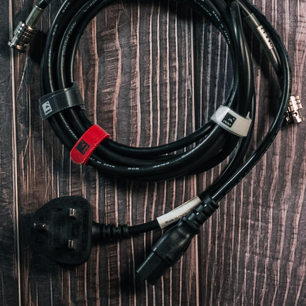 105-Piece Reusable Hook and Loop Ties in 7 Colors 7.8 inches (20 cm)