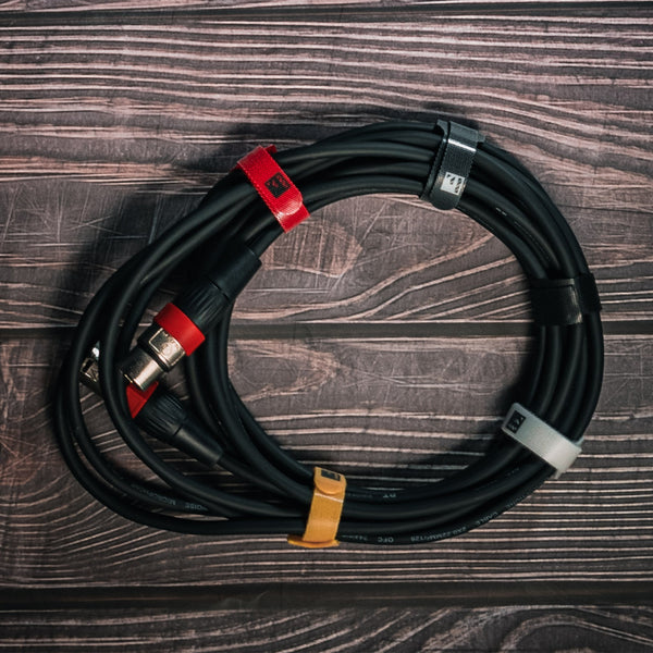 105 Reusable Hook and Loop Ties in 7 Colors 5.9 inches (15 cm)