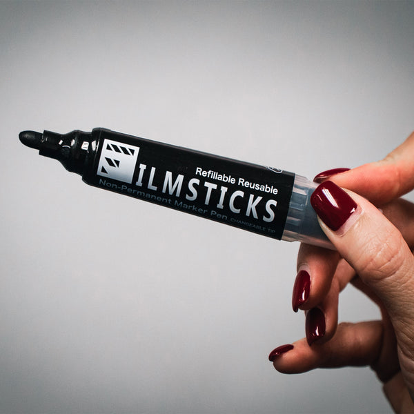 Filmsticks Reusable Non-Permanent Acrylic Board – Black Marker Pen