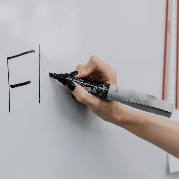 Filmsticks Reusable Non-Permanent Acrylic Board Black Marker Pen Kit