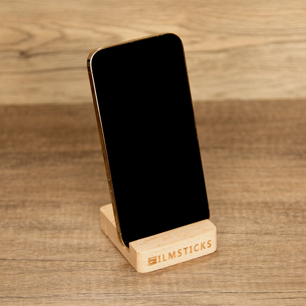 Upright Holder for Clapperboards and Smartphones