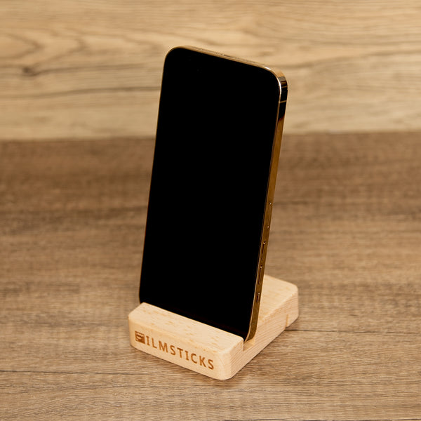 Upright Holder for Clapperboards and Smartphones