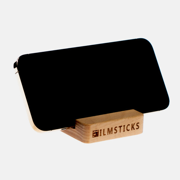 Upright Holder for Clapperboards and Smartphones