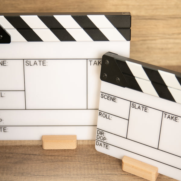 Upright Holder for Clapperboards and Smartphones