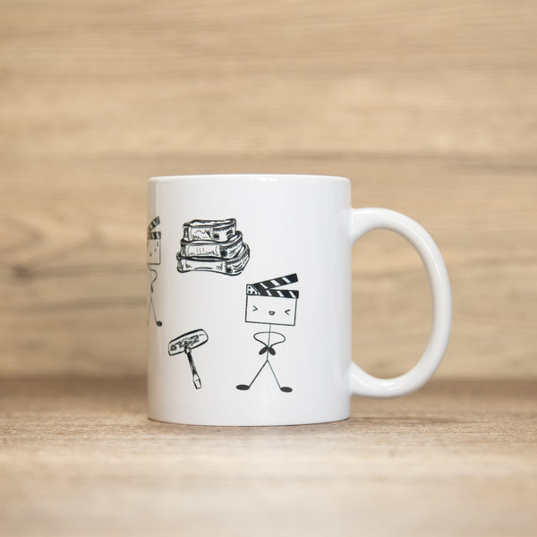 Filmsticks Clapper Head Mug