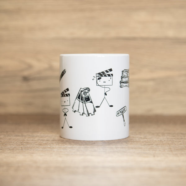 Filmsticks Clapper Head Mug
