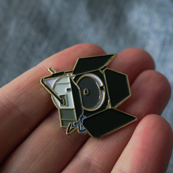 4K HMI Light Enamel Pin