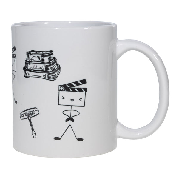 Filmsticks Clapper Head Mug