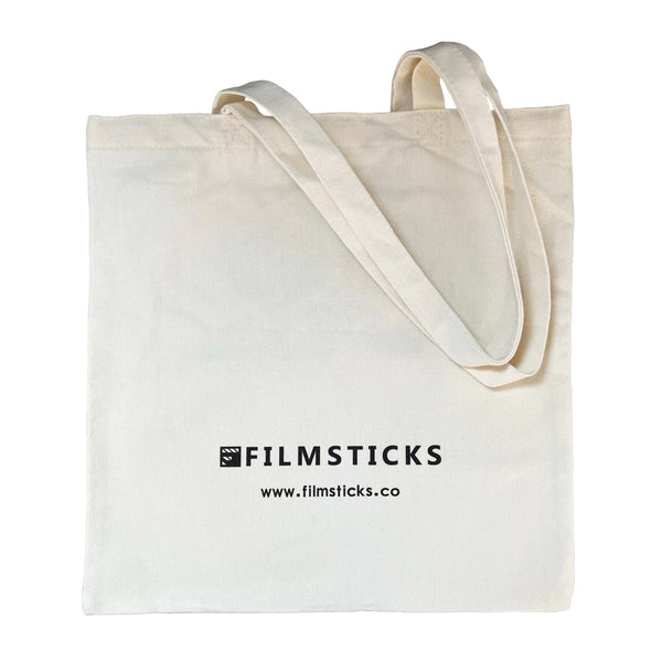 Filmsticks Clapper Head Tote Bag with Longer Carry Straps - Beige