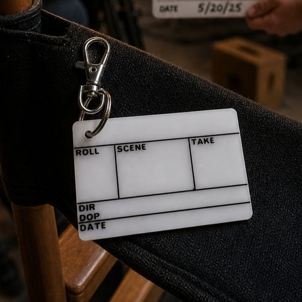 Filmsticks Nano Slate Keychain (Upcycled Graded Acrylic Board)