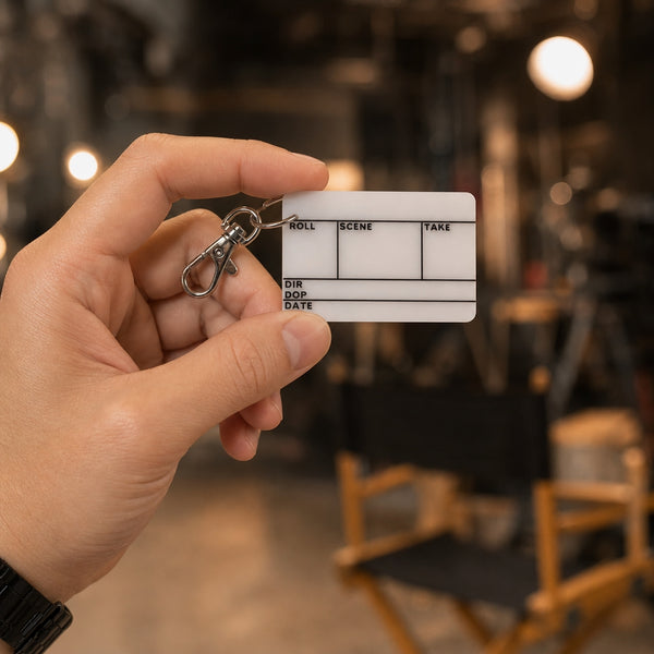 Filmsticks Nano Slate Keychain (Upcycled Graded Acrylic Board)