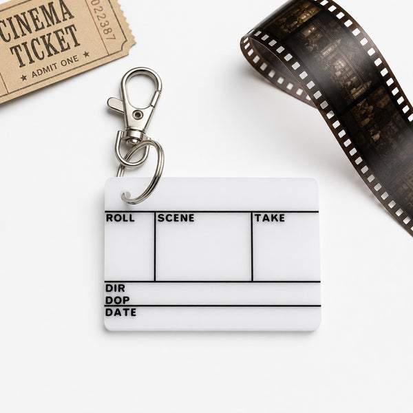 Filmsticks Nano Slate Keychain (Upcycled Graded Acrylic Board)