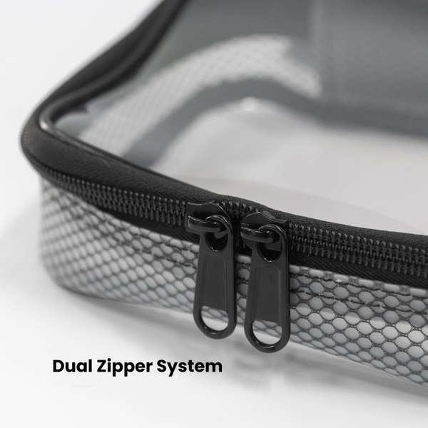 [UPGRADED] 1-Piece Transparent (TPU) Storage Case – Black